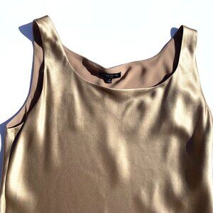Women’s Lafayette 148 New York Silk Tank Champagne Size 4